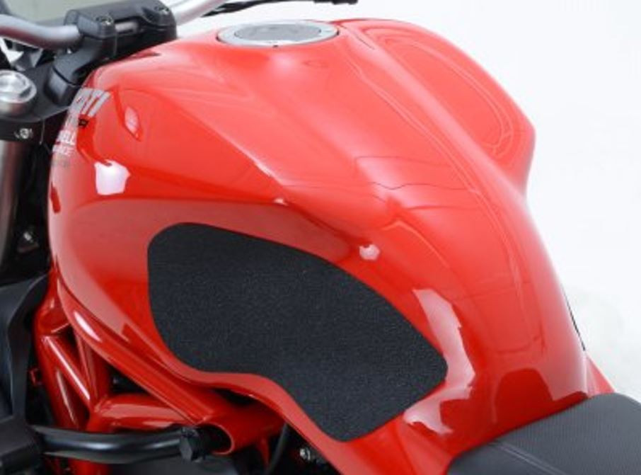Grip de réservoir R&G Eazi Grip pour Ducati Monster 797 (17-20) 821 (14-17) - EZRG214BL