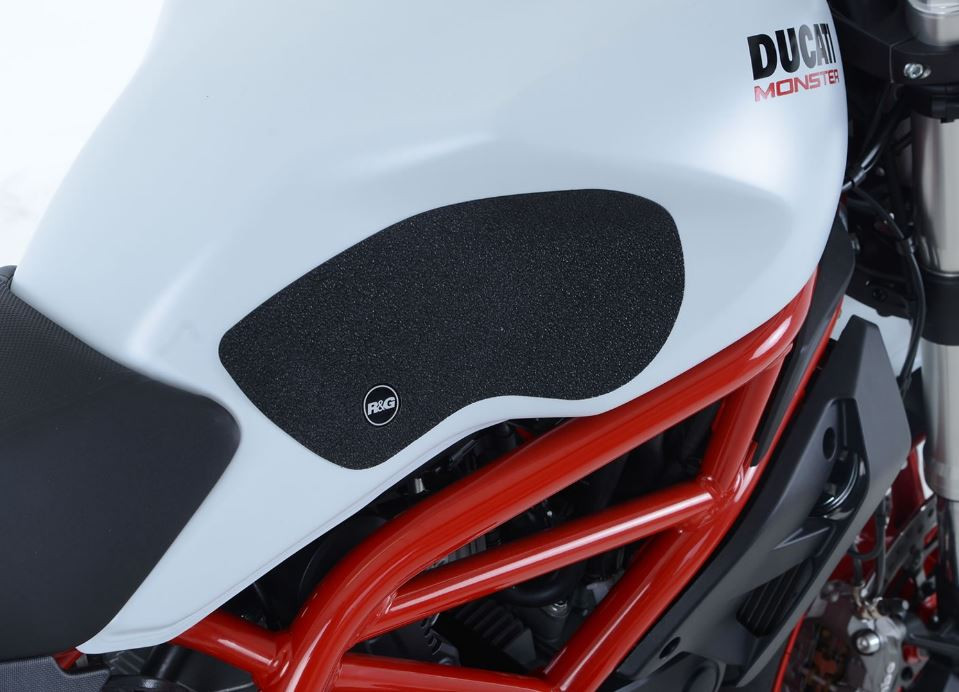 Grip de réservoir R&G Eazi Grip pour Ducati Monster 797 (17-20) 821 (14-17) - EZRG214BL