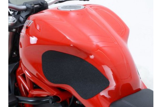 Grip de réservoir R&G Eazi Grip pour Ducati Monster 1100 (10-14) 1200 (14-17) - EZRG214BL