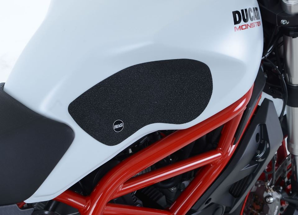 Grip de réservoir R&G Eazi Grip pour Ducati Monster 1100 (10-14) 1200 (14-17) - EZRG214BL