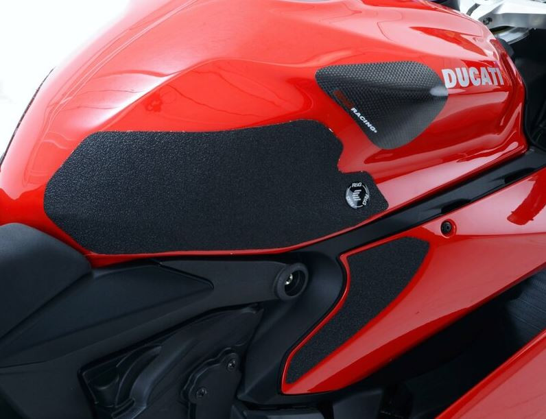 Grip de réservoir R&G Eazi Grip pour Ducati Panigale 959 (16-17) 899 (14-15) 1199 (12-15) 955 V2 (20-24)