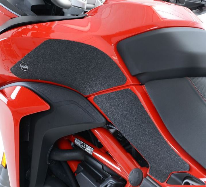 Grip de réservoir R&G Eazi Grip pour Ducati 1200 Multistrada (15-17) - EZRG217BL