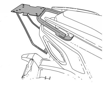Support Top Case Shad pour Linhai Buck 125 (2021)