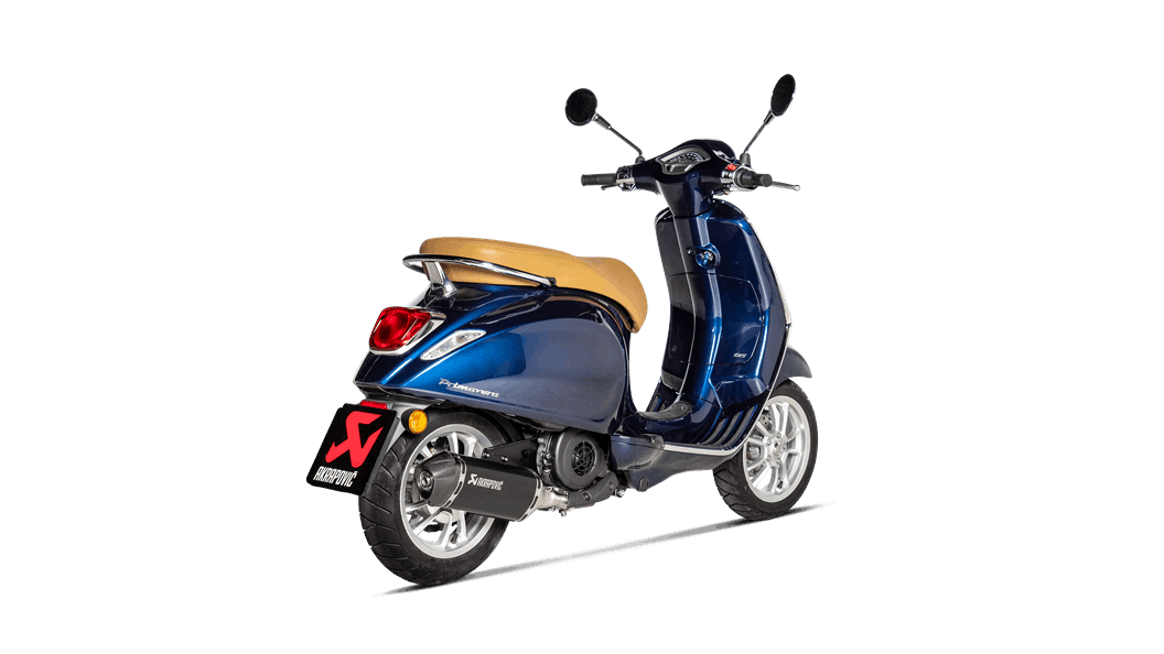 Silencieux Akrapovic Homologué pour Vespa Primavera 150 ie 3V (21-22) S-VE125SO3-HZBL