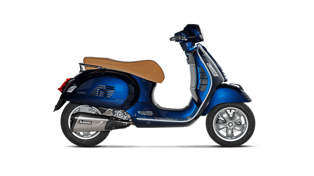 Silencieux Akrapovic Homologué pour Vespa GTS Super 300, SuperTech, Sei Giorni, (21-24)  S-VE3SO11-ZDFSS
