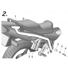 SUPPORT TOP CASE SHAD XJR 1300 98/06