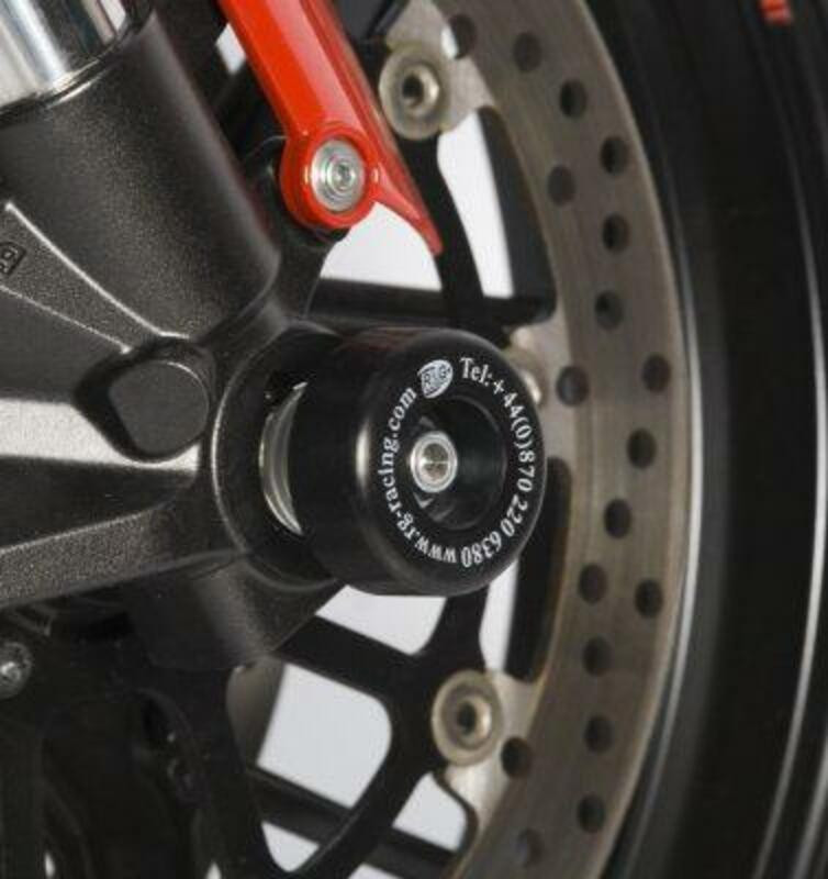 Roulettes de protection de fourche R&G pour Shiver 900 (17-21) - FP0020BK