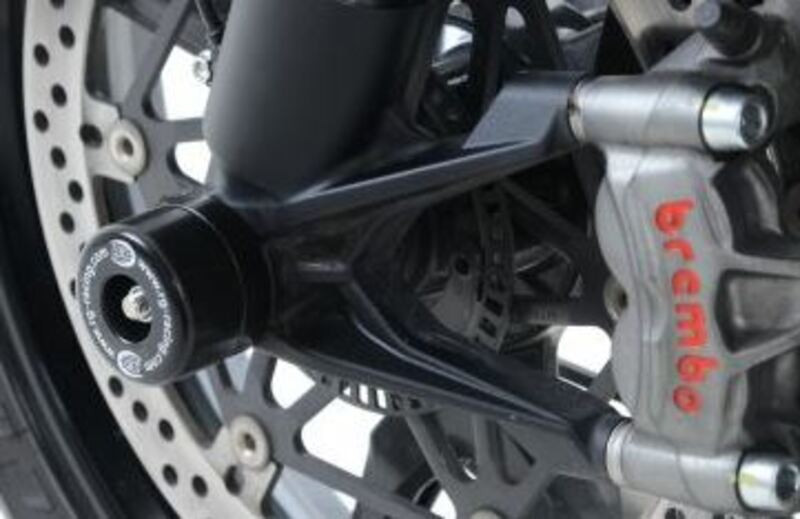 Roulettes de protection larges de fourche R&G pour Hypermotard 950 (19-24) - FP0175BK