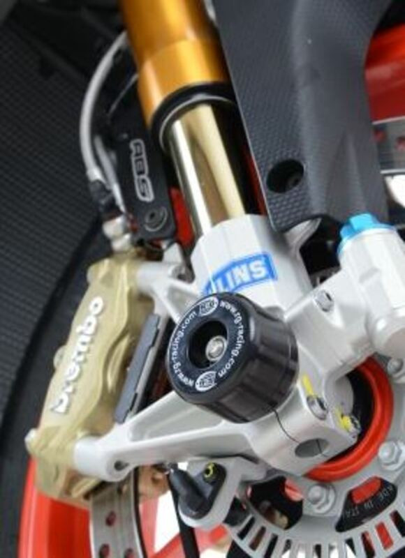 Roulettes de protection de fourche R&G pour RSV4 RR - RF - Factory (15-24) - FP0173BK
