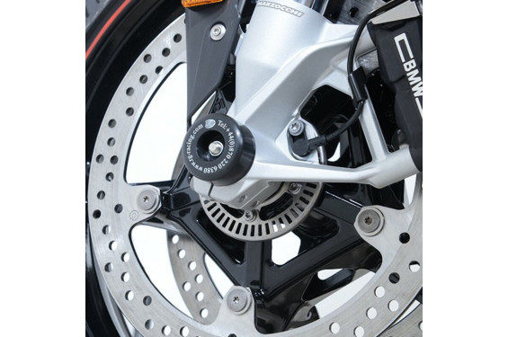 Roulettes de protection de fourche R&G pour BMW S1000RR (19-23) - FP0220BK