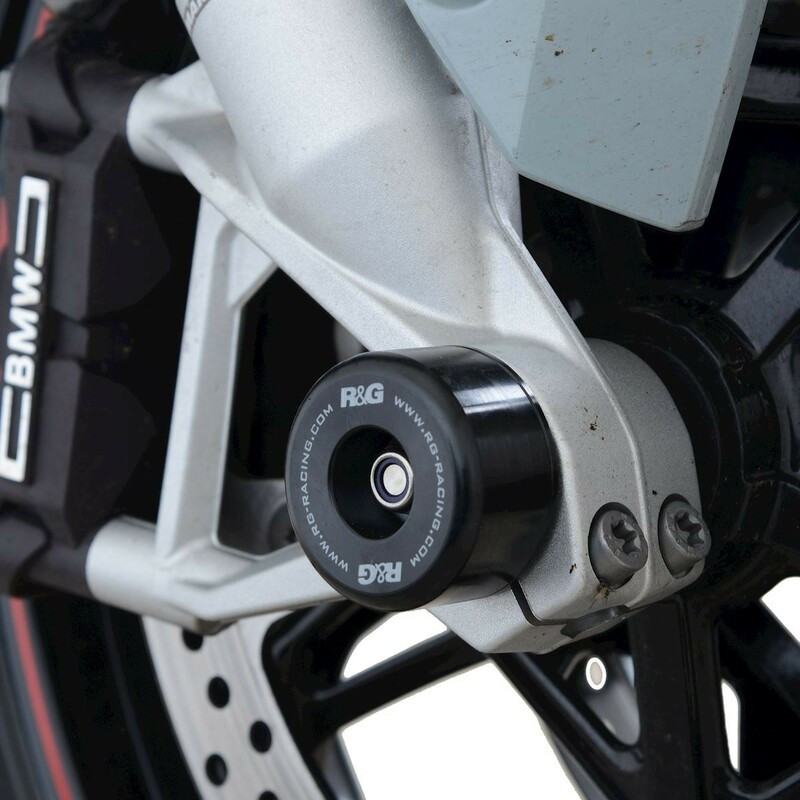 Roulettes de protection de fourche R&G pour BMW S1000XR (20-23) - FP0239BK