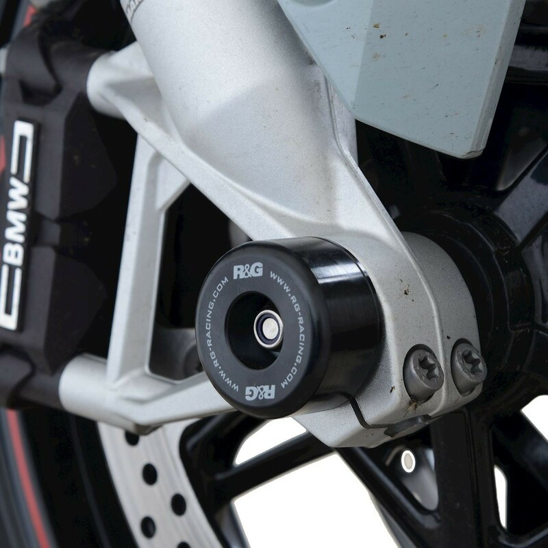 Roulettes de protection de fourche R&G pour BMW S1000XR et M (20-24) - FP0239BK