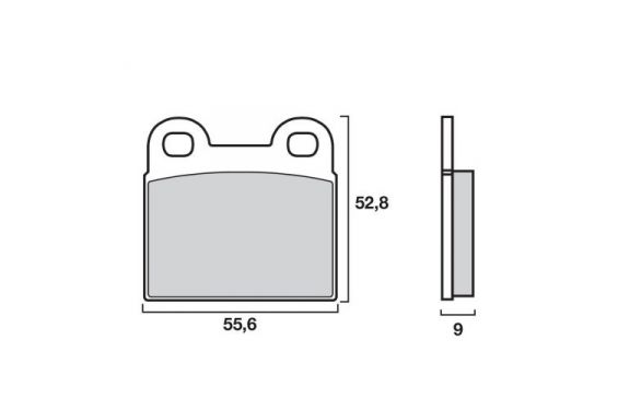 Plaquette de frein Avant Brembo 07GR60.07 - Organique Route