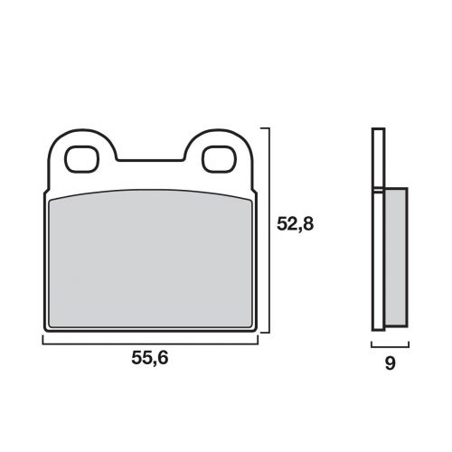 Plaquette de frein Avant Brembo 07GR60.07 - Organique Route
