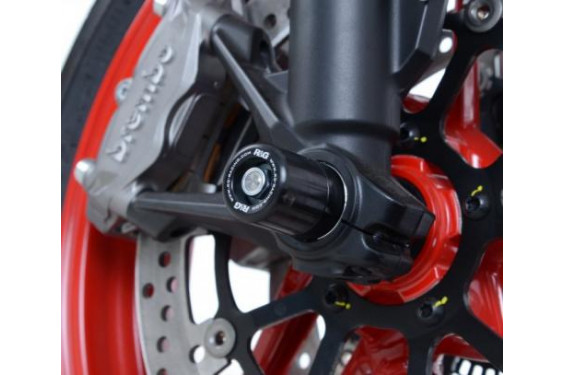 Roulettes de protection de fourche R&G pour Ducati Multistrada et Monster 1200 (10-20) - FP0097BK Roulettes de protection de fourche R&G pour Ducati Multistrada et Monster 1200 (10-20) - FP0097BK