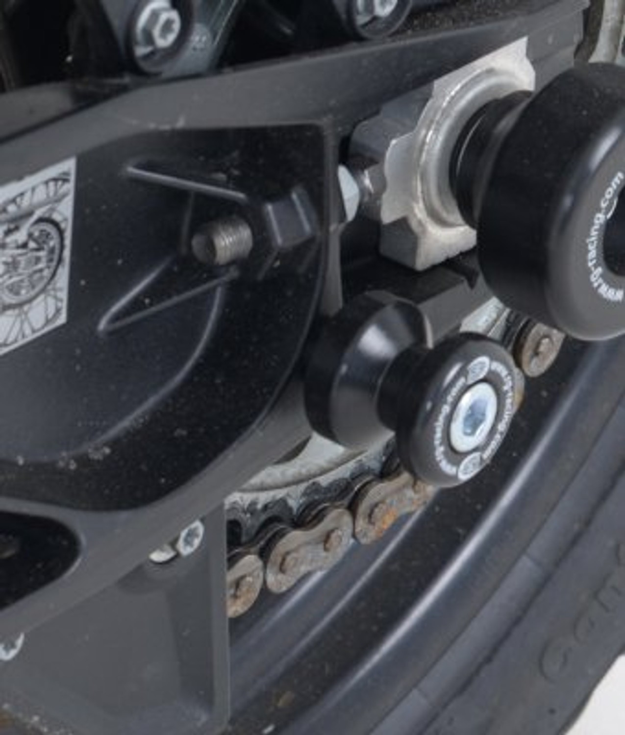 Pions / Diabolo de levage racing R&G pour KTM Superduke 990 R (04-13) - CR0009BK