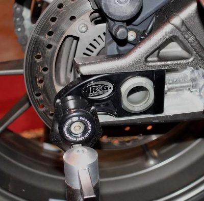 Pions / Diabolo de levage déporté racing R&G pour S1000RR et M (10-25) S1000R et M (14-24) - CR0033BK