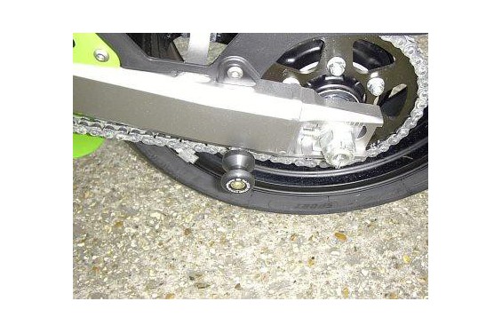 Pions / Diabolo de levage racing R&G pour ZX6R et RR de (00-06) CR0003BK Pions / Diabolo de levage racing R&G pour ZX6R et RR de (00-06) CR0003BK