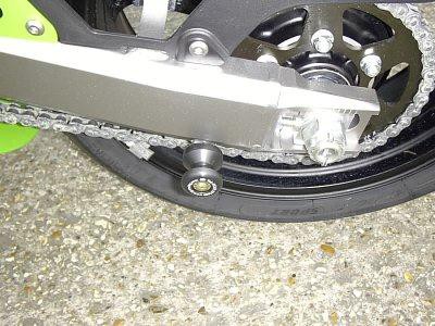 Pions / Diabolo de levage racing R&G pour ZX6R et RR de (00-06) CR0003BK