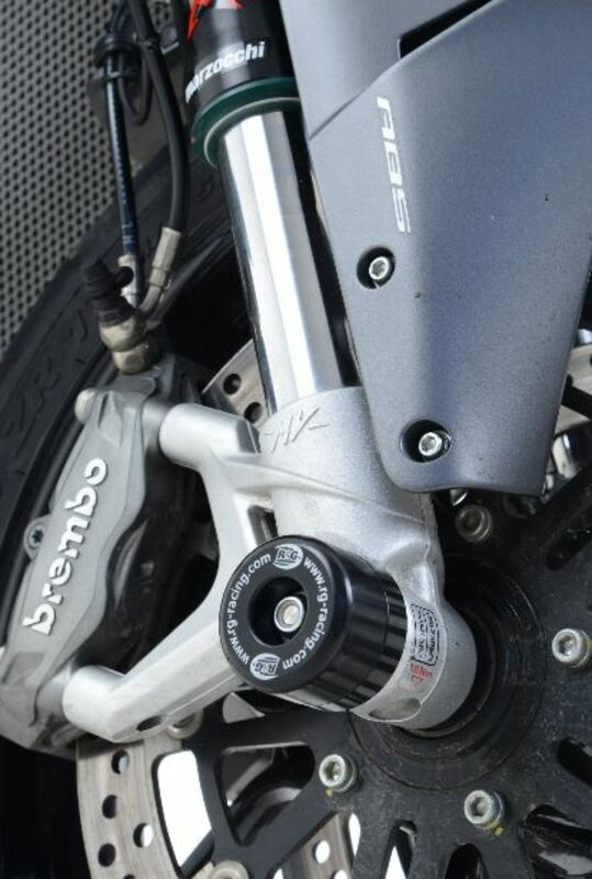 Roulettes de protection de fourche R&G pour Brutale 675, F3 (12-24) - FP0177BK