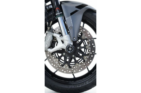 Roulettes de protection de fourche R&G pour Brutale 675, F3 (12-24) - FP0177BK Roulettes de protection de fourche R&G pour Brutale 675, F3 (12-24) - FP0177BK