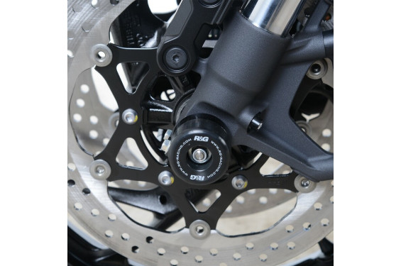 Roulettes de protection de fourche R&G pour Katana (19-24) - FP0223BK Roulettes de protection de fourche R&G pour Katana (19-24) - FP0223BK
