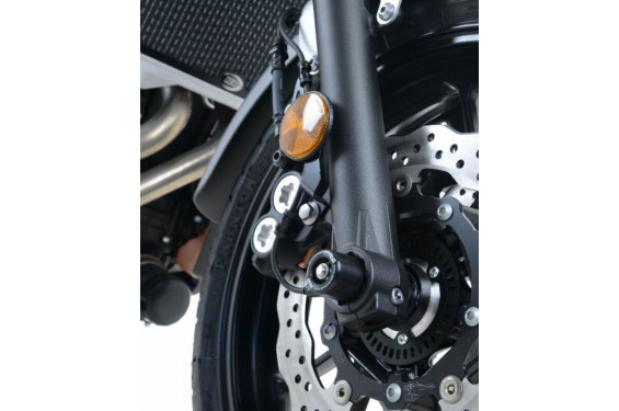 Roulettes de protection de fourche R&G pour XSR 700 (16-21) - FP0184BK Roulettes de protection de fourche R&G pour XSR 700 (16-21) - FP0184BK
