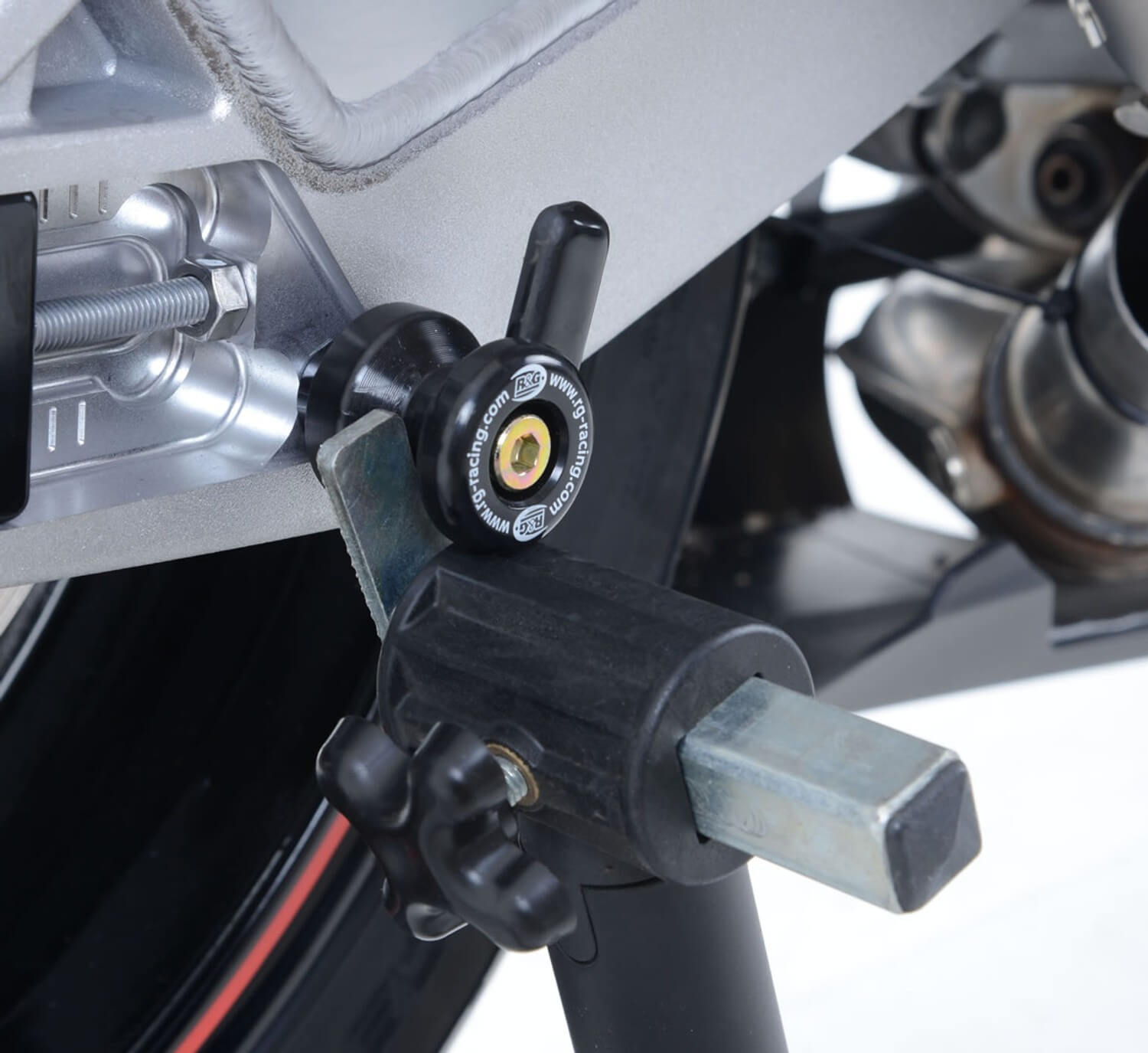 Pions / Diabolo de levage racing R&G pour Street Triple 675 (13-18) - CR0032BK