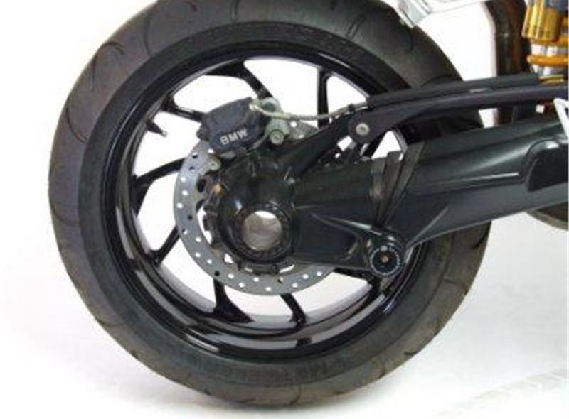 Roulettes de Bras Oscillant R&G pour BMW R 1200 NINE-T (14-19) ts modèles - SP0012BK
