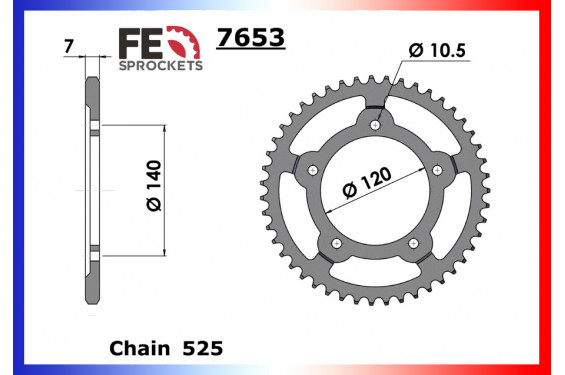 Kit Chaîne Moto FE pour Suzuki GSX-R 750 (06-10) Kit Chaîne Moto FE pour Suzuki GSX-R 750 (06-10)