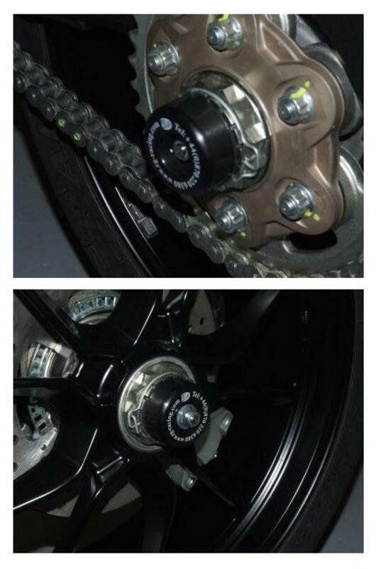 Roulettes de Bras Oscillant R&G pour Monster 1200 S (17-20) - SP0028BK