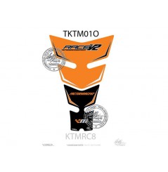 Protection de Réservoir Moto Orange - Noir pour KTM 1190 RC-8 / R (08-15)
