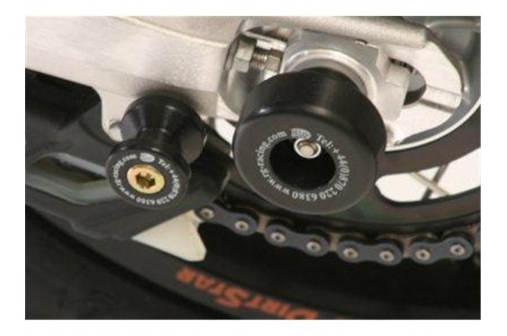 Roulettes de Bras Oscillant R&G pour 701 Supermoto (16-19) - SP0022BK Roulettes de Bras Oscillant R&G pour 701 Supermoto (16-19) - SP0022BK
