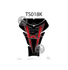 Protection de Réservoir Moto Noir - Rouge pour Suzuki GSX-R  600 / 750 / 1000 (05-16)