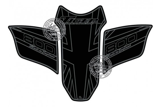 Protection de Réservoir Moto Noir pour Triumph Tiger 800 (10-19)
