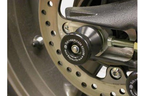 Roulettes diabolo arrière R&G pour 675 et 765 Street Triple R, S, RS et RX (07-21) - SS0013BK Roulettes diabolo arrière R&G pour 675 et 765 Street Triple R, S, RS et RX (07-21) - SS0013BK
