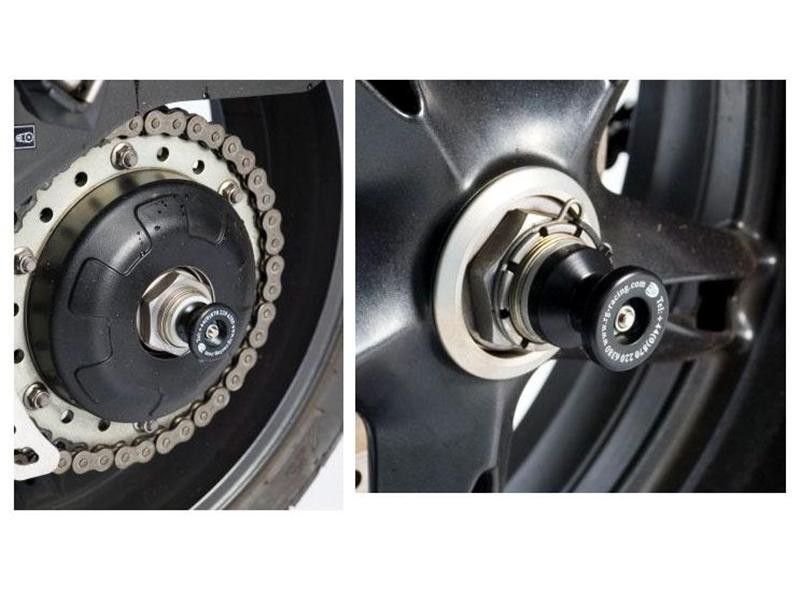 Roulettes diabolo arrière R&G pour 1050 Speed Triple, R et S (11-21) - SS0032BK