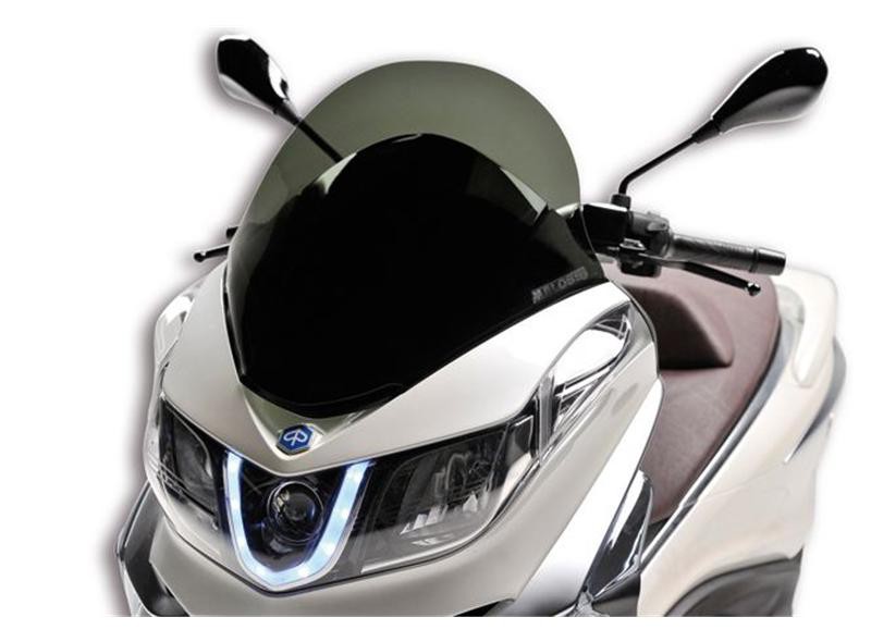 Bulle Scooter Malossi Sport Fumée pour Piaggio X10 125 (12-15) X10 350 (12-15) X10 500 (12-15)
