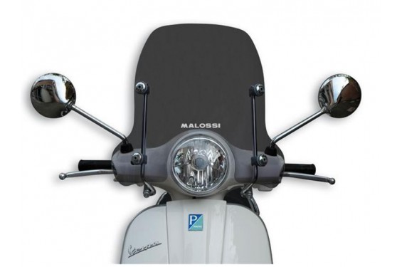 Bulle Scooter Malossi Intermédiaire Fumée pour Vespa LX 125 (04-14) LX 3V (12-14)