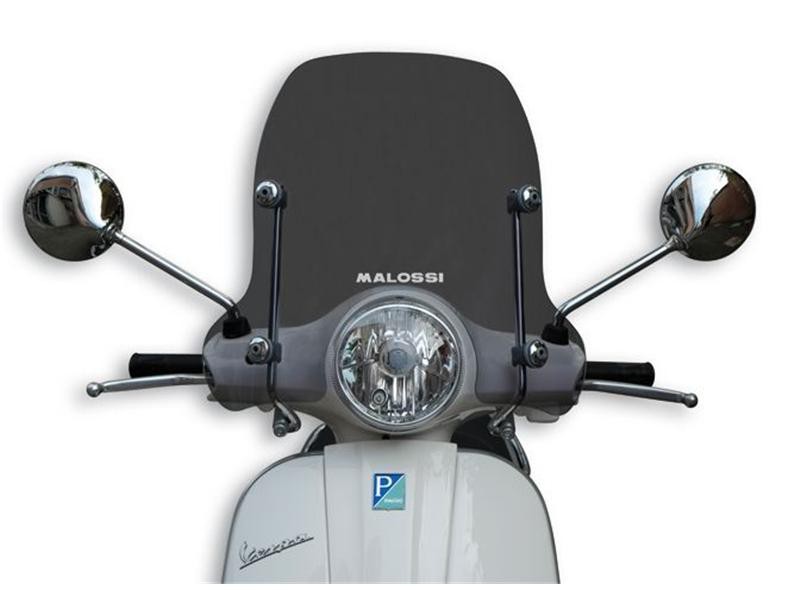 Bulle Scooter Malossi Intermédiaire Fumée pour Vespa LX 125 (04-14) LX 3V (12-14)