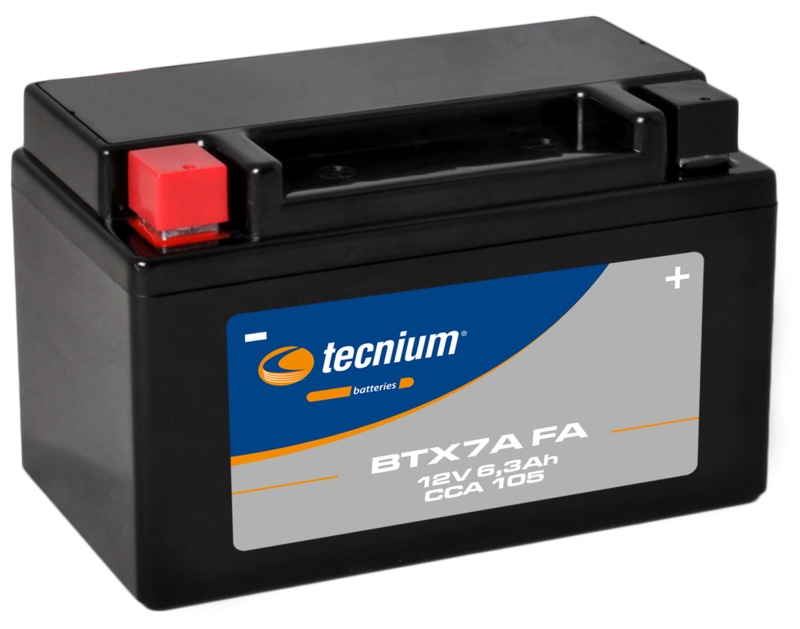 Batterie Moto Tecnium BTX7A-FA (YTX7A-BS)