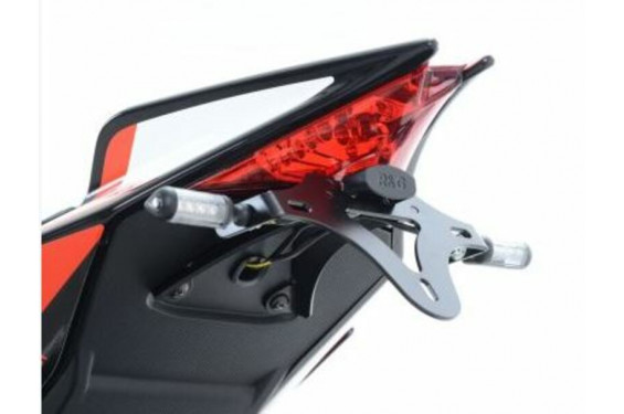 Support de Plaque R&G pour Aprilia 1100 Tuono V4 Factory & V4 RR (15-16) - LP0183BK Support de Plaque R&G pour Aprilia 1100 Tuono V4 Factory & V4 RR (15-16) - LP0183BK