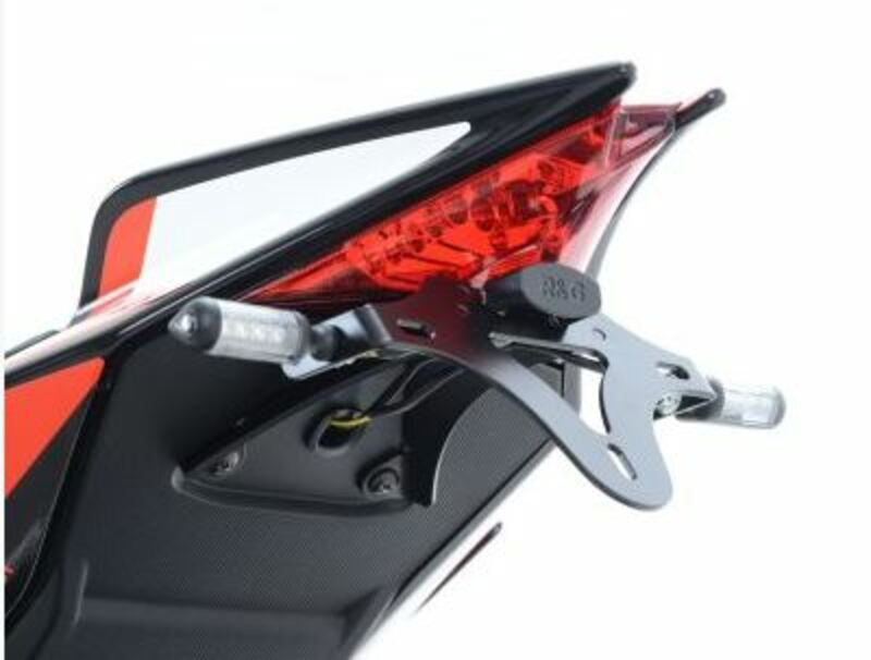Support de Plaque R&G pour Aprilia 1100 Tuono V4 Factory & V4 RR (15-16) - LP0183BK