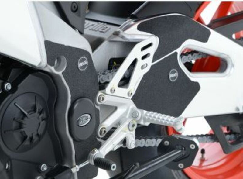Protection Cadre Et Bras Oscillant Anti-Frottement R&G pour Aprilia Tuono 1000 V4 - R - APRC (11-16) - EZBG001BL
