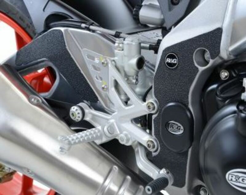 Protection Cadre Et Bras Oscillant Anti-Frottement R&G pour Aprilia Tuono 1000 V4 - R - APRC (11-16) - EZBG001BL