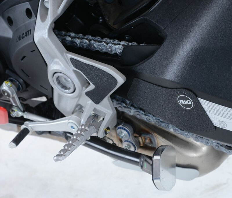 Protection Bras Oscillant Et Platine Anti-Frottement R&G pour Ducati 937 Supersport - S (17-21) - EZBG210BL