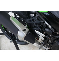 Protection Bras Oscillant et Silencieux Anti-Frottement R&G pour Kawasaki Ninja 400 - KRT (18-21) - EZBG409BL