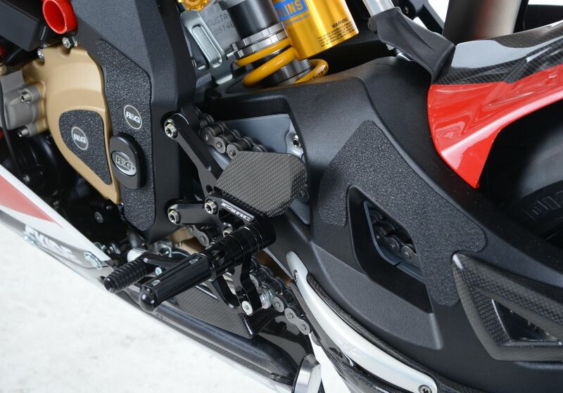 Protection Cadre Et Bras Oscillant Anti-Frottement R&G pour MV Agusta F4 1000 R - RR - RC (10-19) - EZBG600BL