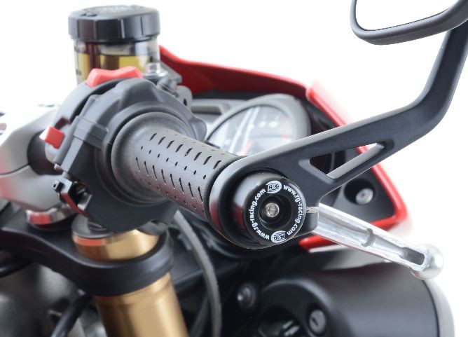 Protection / Embout de guidon R&G pour Street Triple 765 R, S et RS (18-24) - BE0102BK