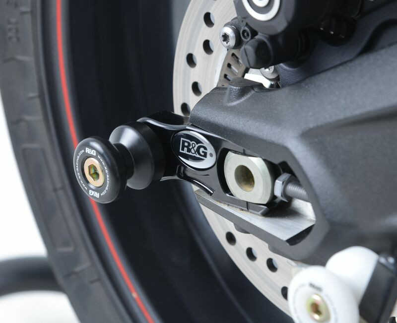 Pions / Diabolo de levage déporté racing R&G pour Street Triple 765 R (17-21) - CR0026BK
